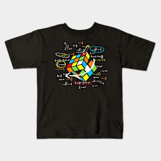 Math Rubik Cube Math Kids T-Shirt